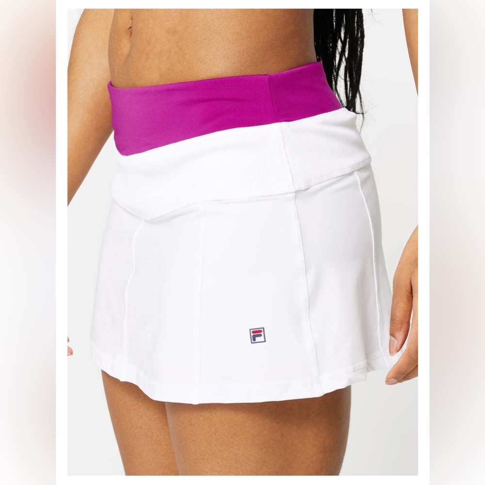 Fila White and Pink Athletic Skort (size large)